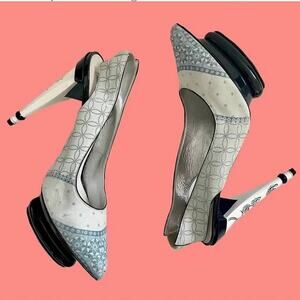 Roberto Cavalli Platform Slingback Runway Shoes